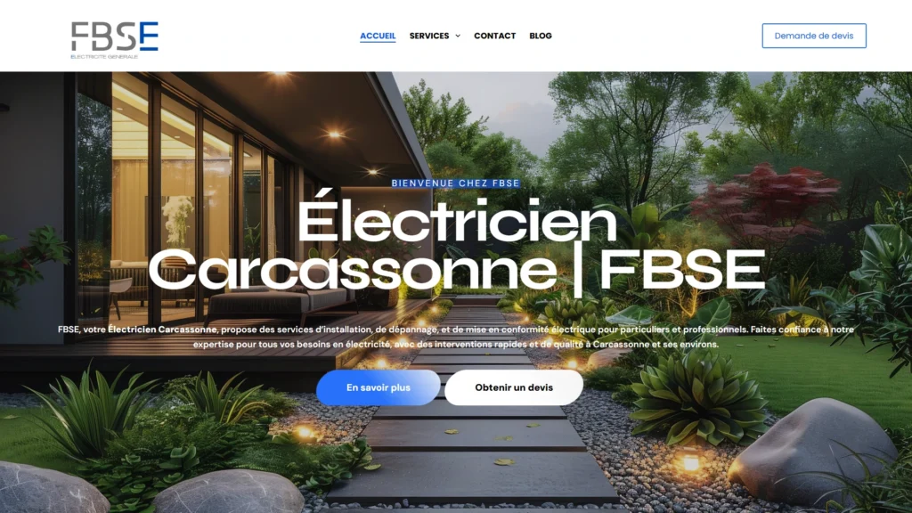 Découvrez le site vitrine de FBSE grâce a la création de site internet et votre Webmaster à Carcassonne